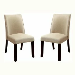 Deals 👏 Casual Dining Chairs Furniture Of America Vessice 2-Piece Parsons Dining Side Chairs - Espresso 🎁