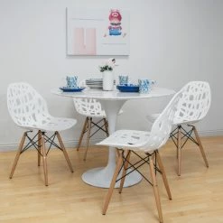 Wholesale π€© Side Chairs Mod Made Modern Stencil Cut Out Eiffel Dining Chair - Set Of 2 π