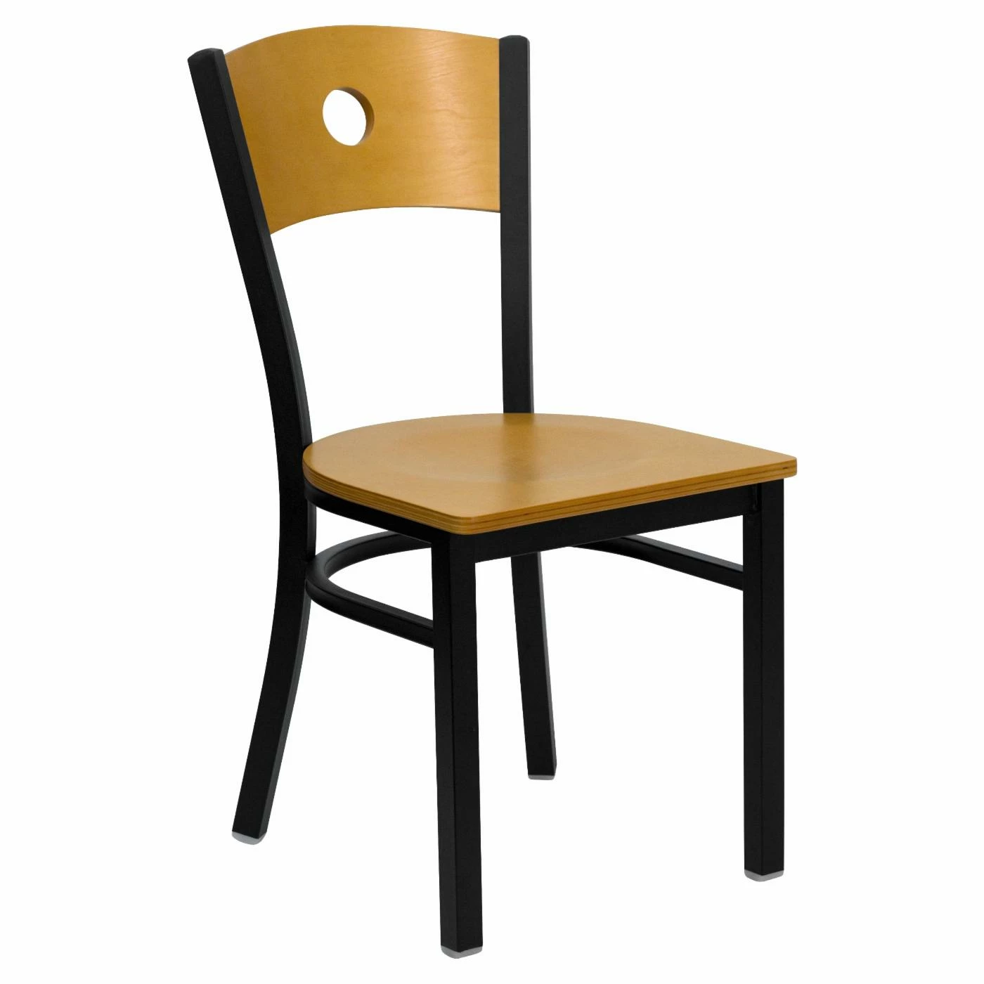 Cheapest β Side Chairs Flash Furniture Hercules 17.25 In. Metal And Natural Wood Circle Back Restaurant Chair π