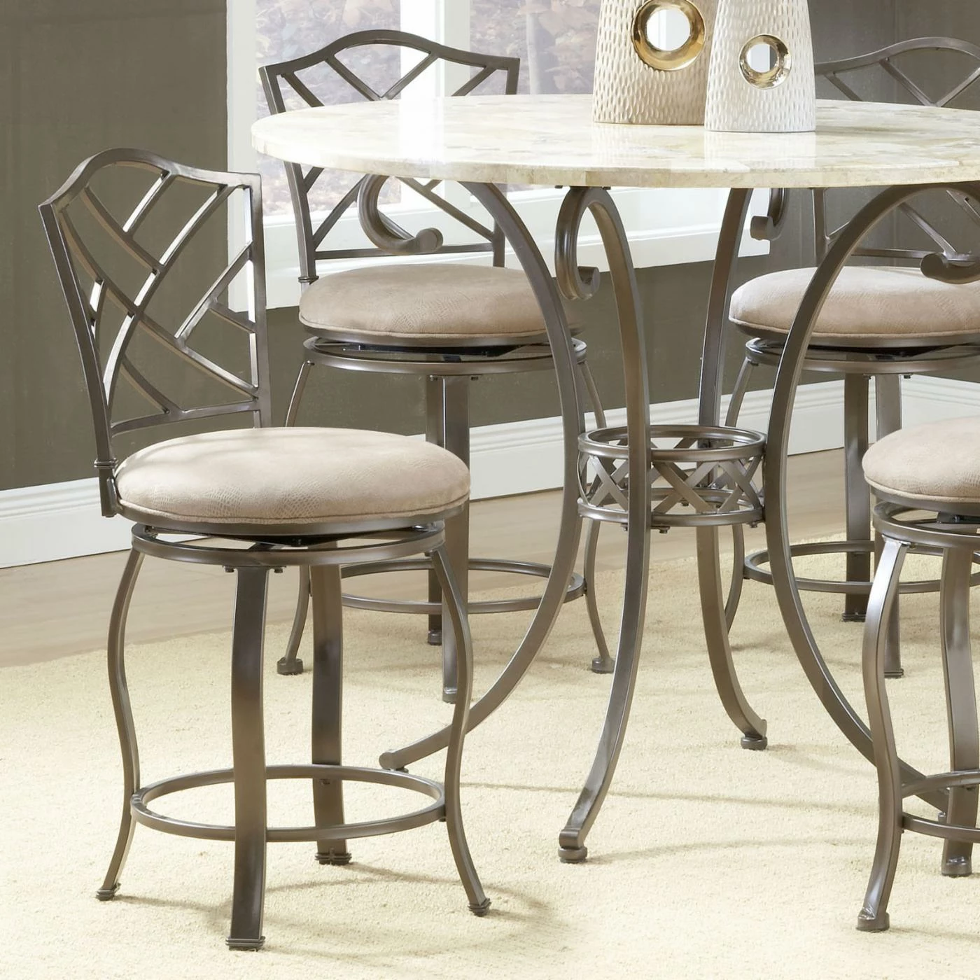 Cheap π Hillsdale Furniture Counter Height Chairs Hillsdale Hanover 24 In. Swivel Counter Stool - Brown Powder π§₯ Coat π―