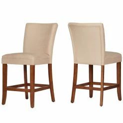 Best Pirce ✨ Counter Height Chairs HumbleNest Homestead Upholstered Microfiber Counter Height Stool - Set Of 2 ❤️