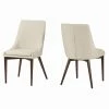 Best deal 😀 Side Chairs HN Home Clark Mid-Century Modern Linen Side Chair - Set Of 2 👏