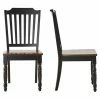 Hot Sale 🛒 Side Chairs HumbleNest Homestead Two Tone Distressed Dining Side Chair - Set Of 2 🌟