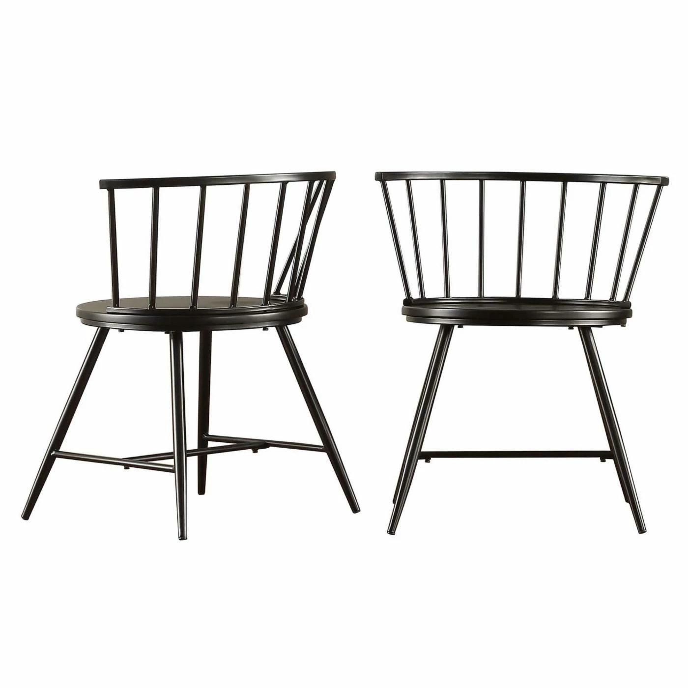 Best Pirce 𧨠Side Chairs HumbleNest Countryside Low Back Windsor Dining Side Chair - Set Of 2 π