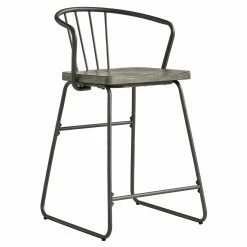 Buy 🛒 Counter Height Chairs HumbleNest Rollins Farmhouse / Cottage 24 In. Counter Height Dining Chair - Set Of 2 👍