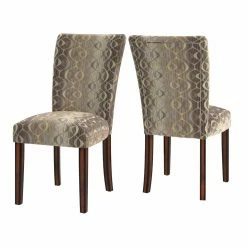 Best reviews of ✔️ Formal Dining Chairs Weston Home Ayana Oval Print Parsons Dining Side Chair - Set Of 2 👏