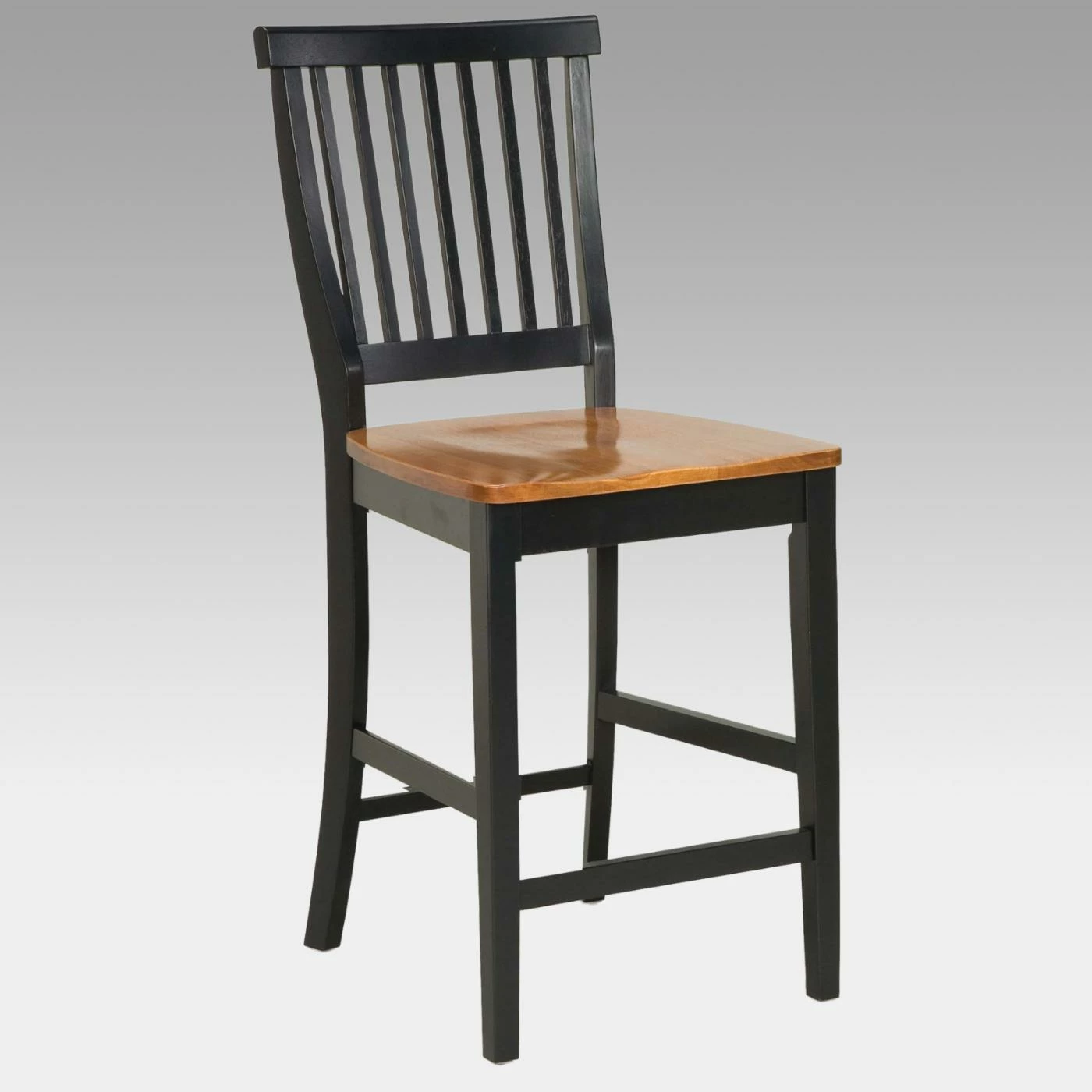 Discount π Side Chairs Home Styles Black Counter Stool With Oak Finished Seat π₯