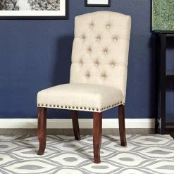Cheapest 🧨 Formal Dining Chairs OSP Home Furnishings Jessica Tufted Dining Chair 👏