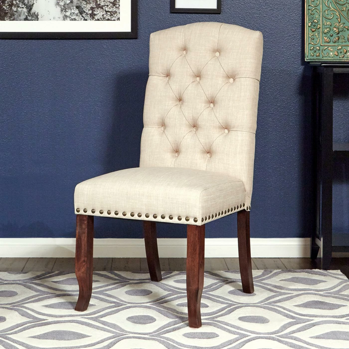 Cheapest ๐งจ Formal Dining Chairs OSP Home Furnishings Jessica Tufted Dining Chair ๐