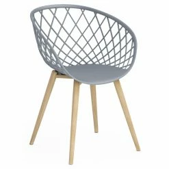 Hot Sale π Casual Dining Chairs Jamesdar Kurv Decorative Back Dining Chair - Set Of 2 π