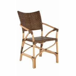 Hot Sale π Formal Dining Chairs KOUBOO Kandi Rattan Dining Arm Chair - Set Of 2 π€©