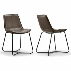 Brand new 🎁 Side Chairs Glamour Home Amery Faux Leather Dining Side Chair - Set Of 2 ✨