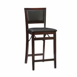 Best deal 💯 Side Chairs Linon Weston Pad Back Folding Counter Stool 👍