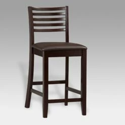 Wholesale 🤩 Side Chairs Linon Porter Ladder Back Counter Stool 👍