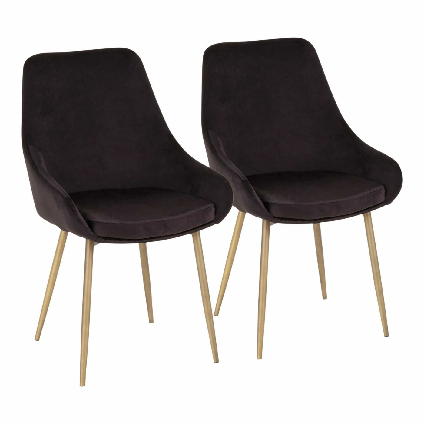 Flash Sale π₯° Side Chairs LumiSource Diana Solid Back Dining Side Chair - Set Of 2 π―
