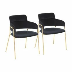 Wholesale π Casual Dining Chairs LumiSource Napoli Contemporary Dining Arm Chair - Set Of 2 π