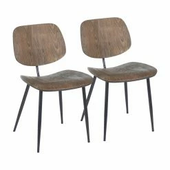 Buy π Side Chairs LumiSource Wilson Industrial Dining Side Chair - Set Of 2 βοΈ