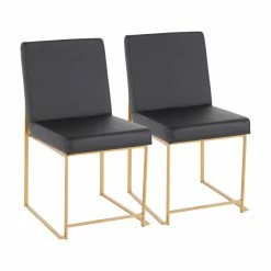 Flash Sale ⌛ Side Chairs LumiSource Fuji Contemporary Dining Side Chair - Set Of 2 🤩
