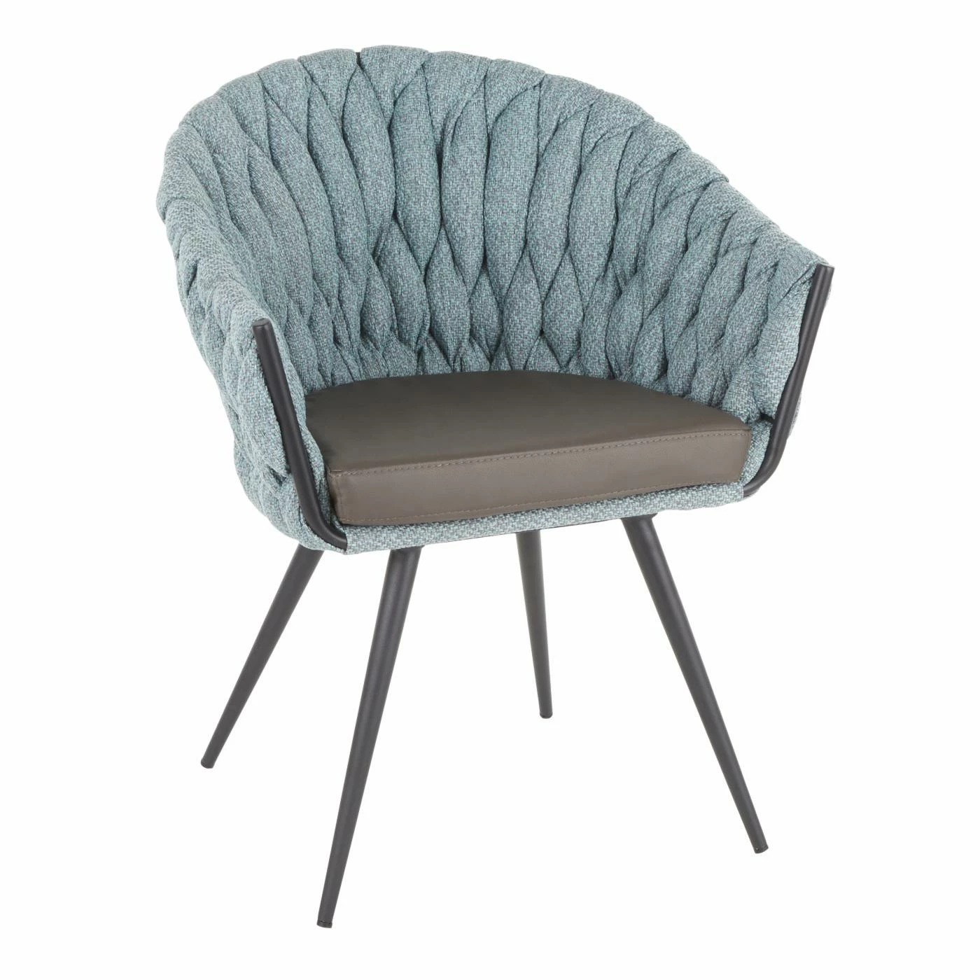 Best reviews of π Side Chairs LumiSource Braided Matisse Contemporary Dining Side Chair π