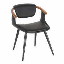 Deals 🌟 Casual Dining Chairs LumiSource Oracle Mid-Century Dining Arm Chair 🧨