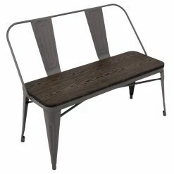 Brand new 🛒 Side Chairs LumiSource Oregon Dining Bench 🧨