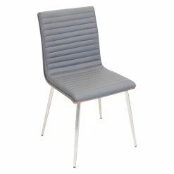 Wholesale βοΈ Side Chairs Lumisource Mason Wood And Stainless Steel Chair With Swivel - Set Of 2 π