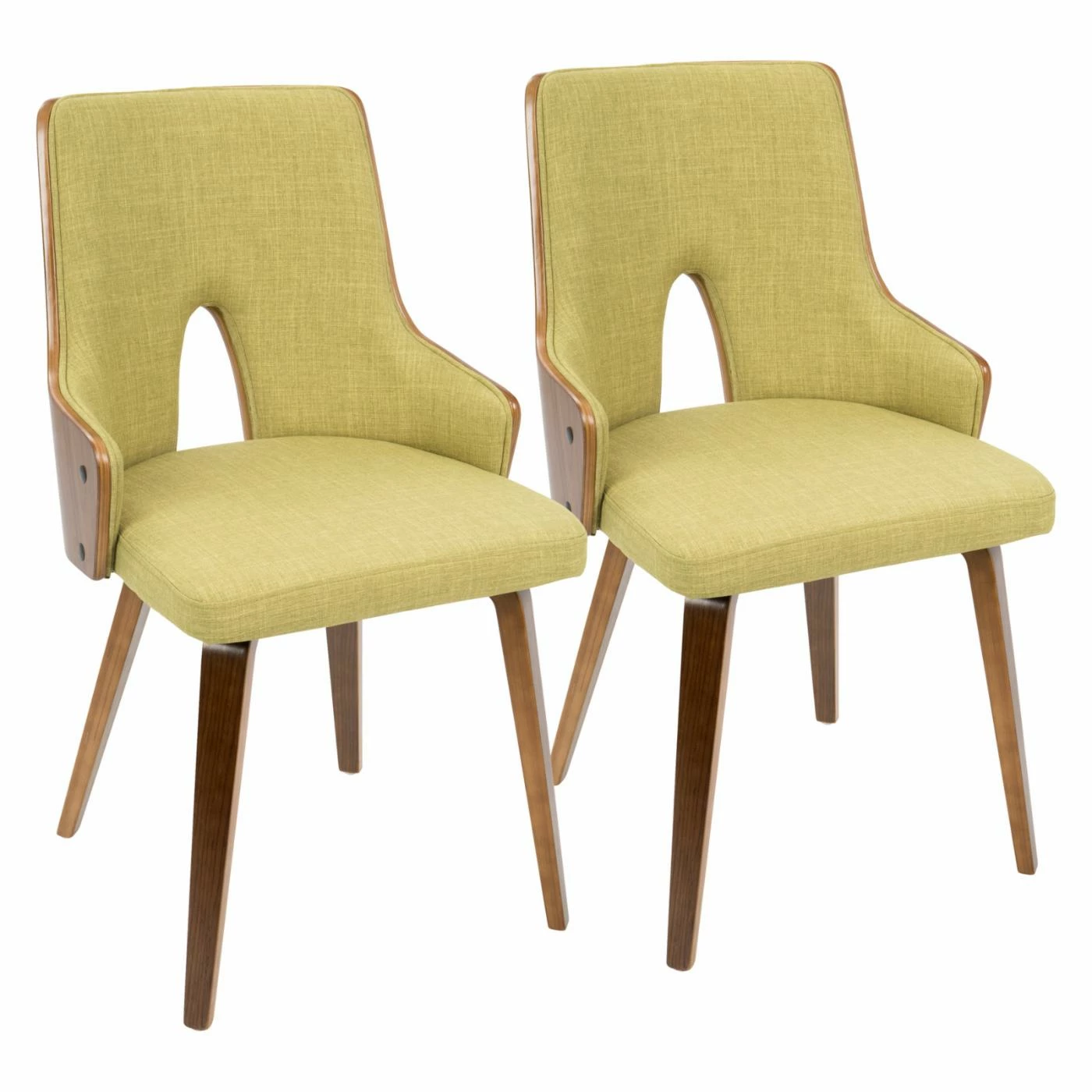 Best Pirce βοΈ Side Chairs LumiSource Stella Mid-Century Modern Padded Chair - Set Of 2 π