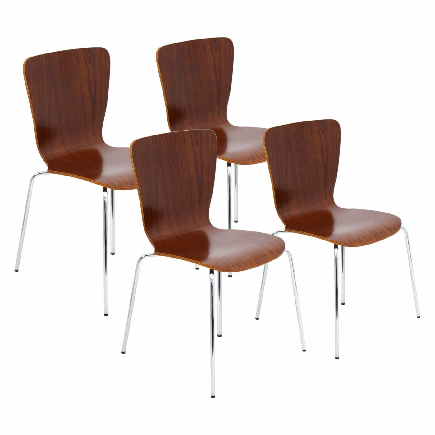 New π₯° Side Chairs LumiSource Bentwood Stacker Dining Chair - Set Of 4 π§¨