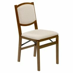 Best deal 🛒 Side Chairs Stakmore Contemporary Upholstered Folding Chair - Set Of 2 🌟
