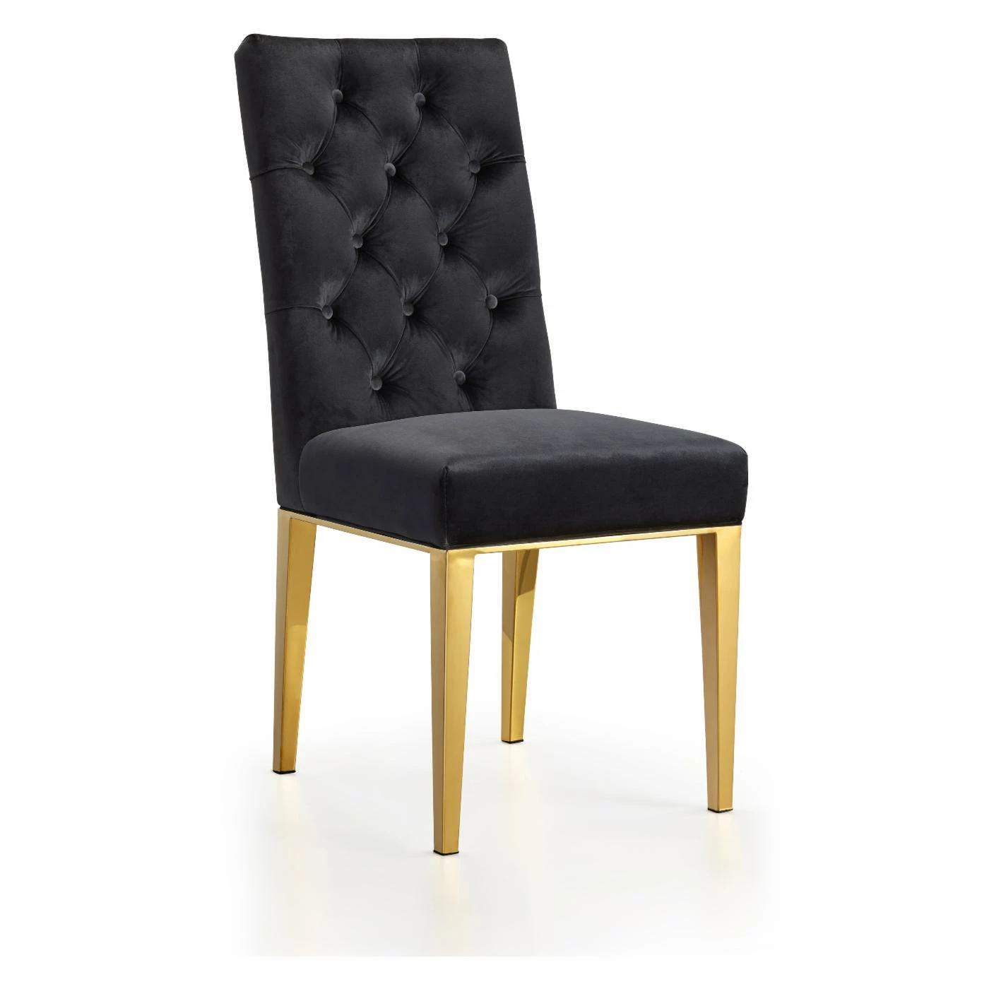 Cheap β€οΈ Side Chairs Meridian Furniture Inc Capri Velvet Dining Chair - Set Of 2 π