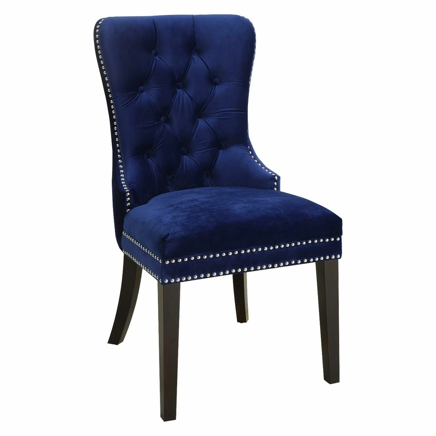 Budget π Formal Dining Chairs Meridian Furniture Inc Nikki Velvet Dining Chair - Set Of 2 π