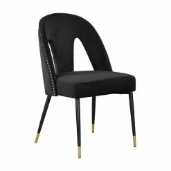 Cheap ✔️ Side Chairs Meridian Furniture Inc Akoya Upholstered Dining Side Chair With Nailhead Trim - Set Of 2 💯