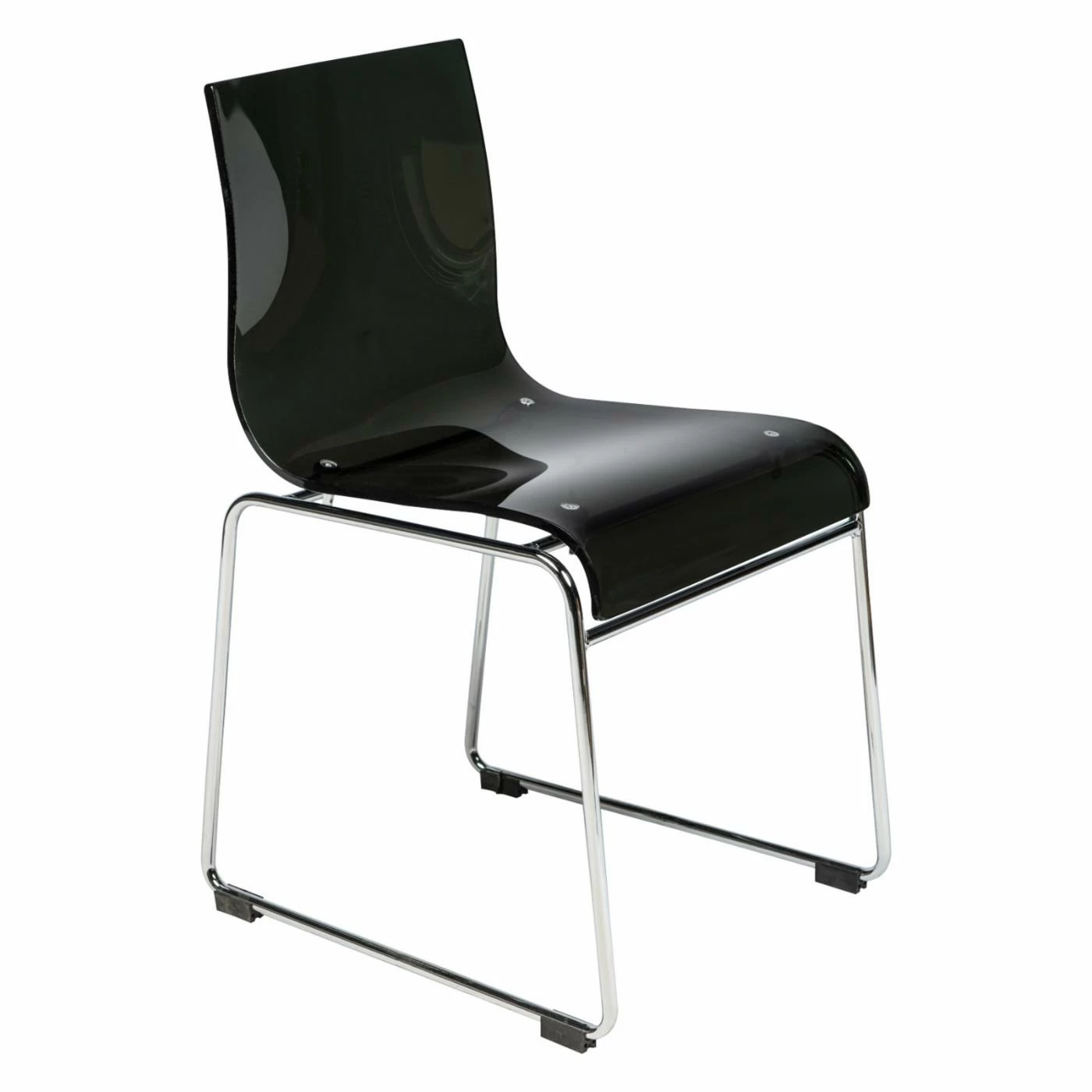 Outlet π Casual Kitchen & Dining Chairs LeisureMod Moreno Modern Transparent Acrylic Dining Chair π