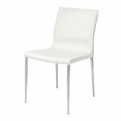 Outlet 🛒 Side Chairs Nuevo Colter Dining Chair With Steel Legs - Set Of 2 ✔️