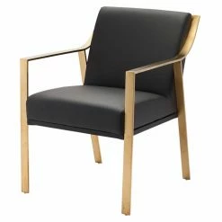 Coupon π Casual Dining Chairs Nuevo Valentine Gold Dining Chair βοΈ
