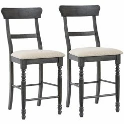 Best reviews of 🧨 Counter Height Chairs Progressive Furniture Muse Ladder Back Counter Height Dining Chair - Set Of 2 😍