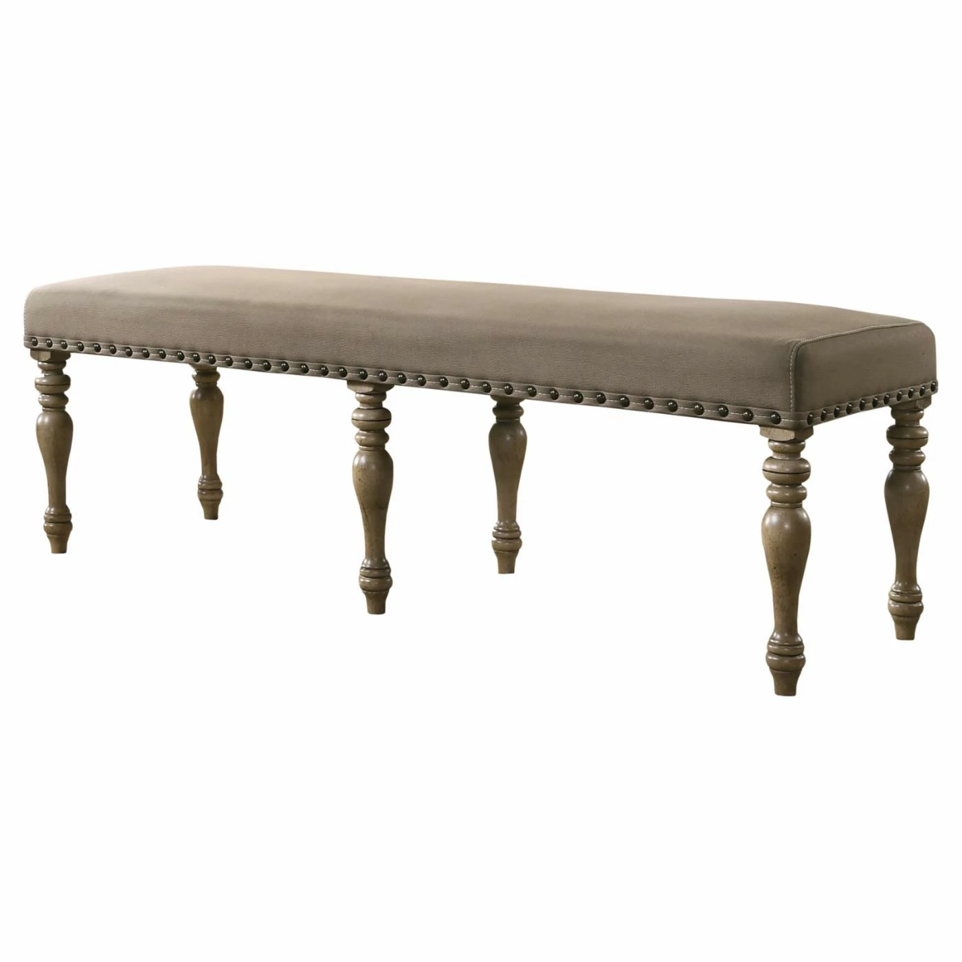Deals π₯ Dining Bench Roundhill Furniture Birmingham Upholstered Bench With Nailhead Trim π