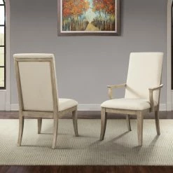 Coupon 😉 Casual Dining Chairs Riverside Furniture Sophie Upholstered Dining Arm Chair - Set Of 2 🔔