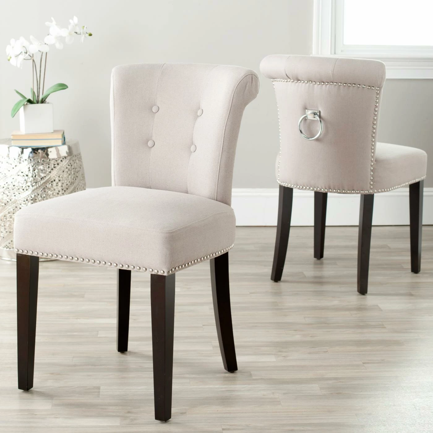 Best deal π Formal Dining Chairs Safavieh Sinclair Ring Dining Chairs - Taupe - Set Of 2 π
