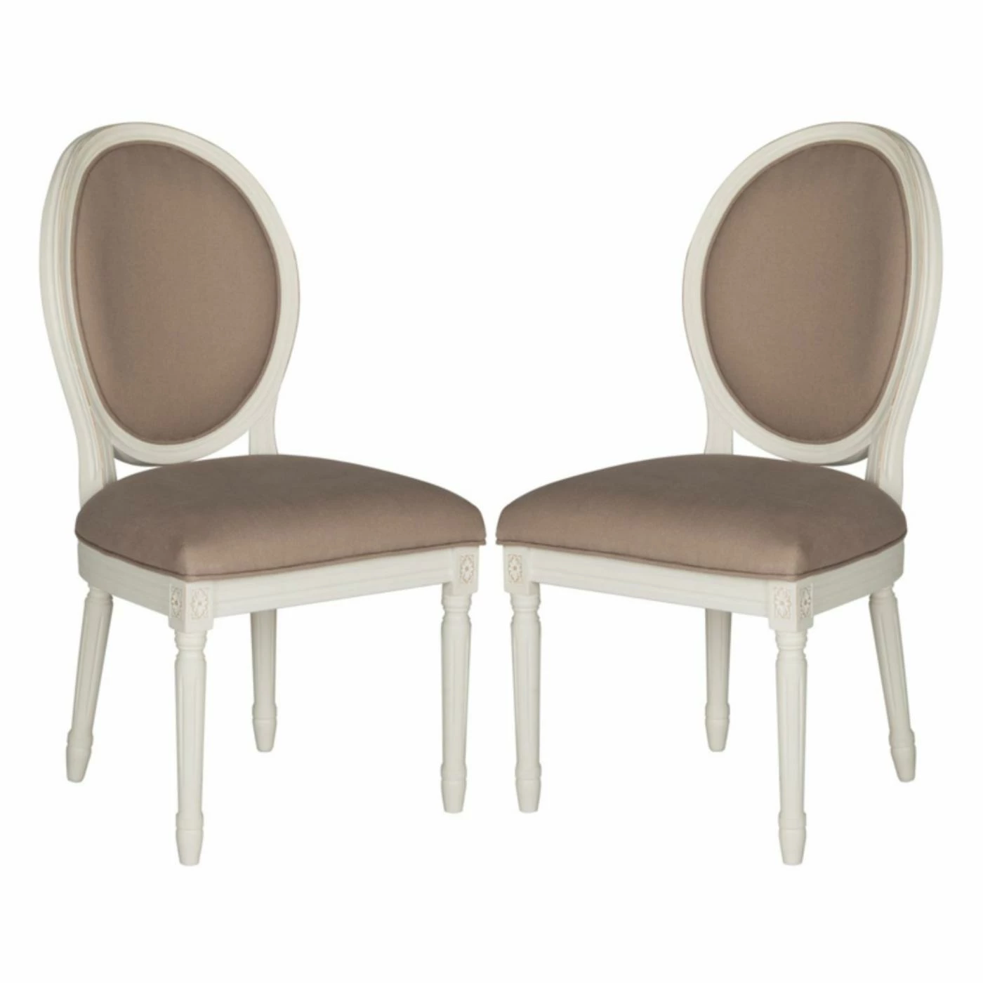 Deals π Side Chairs Safavieh Holloway French Brasserie Linen Side Dining Chair - Set Of 2 βοΈ