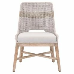 Cheapest 🌟 Casual Dining Chairs Orient Express Furniture Tapestry Solid Back Keyhole Dining Side Chair - Set Of 2 🧨