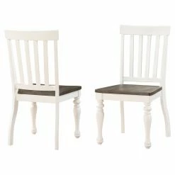 Best Pirce ⌛ Side Chairs Steve Silver Co. Joanna Slat Back Dining Side Chair - Set Of 2 🤩