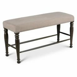 Best Sale 🔥 Steve Silver Co. Caswell Counter Dining Bench ✨