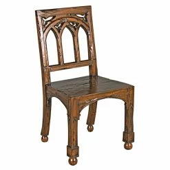 Brand new 🎁 Side Chairs Design Toscano Gothic Revival Rectory Chair 🥰
