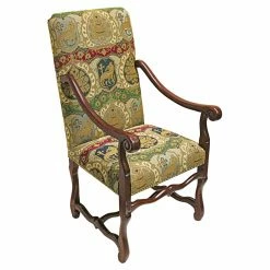 New ✨ Formal Dining Chairs Design Toscano Chateau DuMonde 🧥 Coat Of Arms Dining Arm Chair 😉