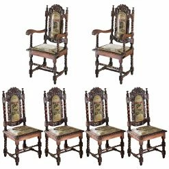 Budget 💯 Side Chairs Design Toscano Charles II Dining Chairs Set 👍