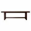 Hot Sale ⌛ Dining Bench Walker Edison Cappuccino Wood Bench 🔔