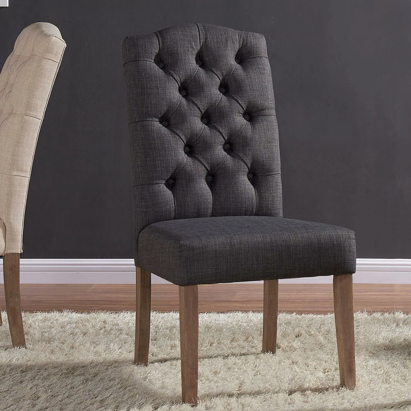 Deals β Side Chairs !nspire Button Tufted Dining Side Chair - Set Of 2 π₯