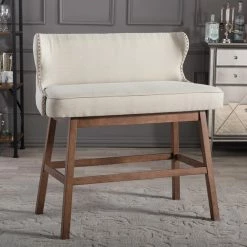 Coupon 🛒 Side Chairs Baxton Studio Gradisca Bar Height Dining Bench 🌟