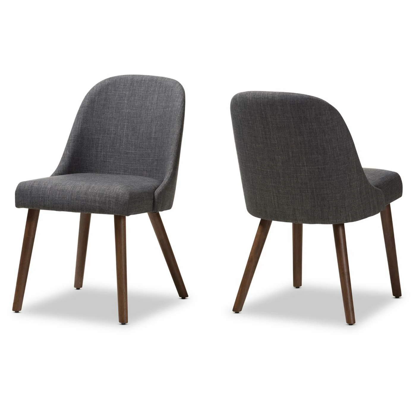 Wholesale βοΈ Side Chairs Baxton Studio Cody Mid-Century Modern Fabric Upholstered Wood Dining Chair - Set Of 2 π₯°